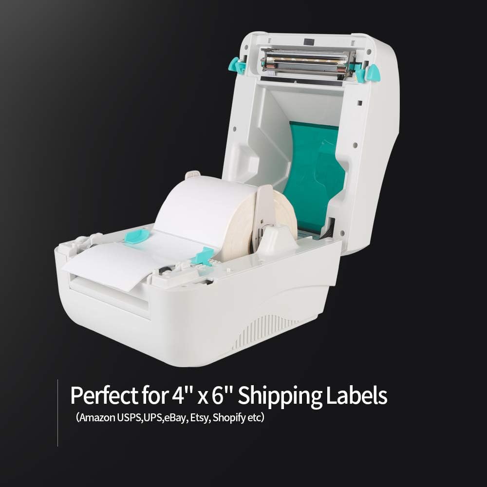 Fangtek Thermal Shipping Label Printer - Direct Thermal High Speed Printer - Compatible with , Ebay, Etsy, Shopify - 4×6 Label Printer & Multifunctional Printing - Image 6